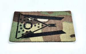 Flag of Ohio, 3/5 Inches.