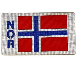Flag of the Kingdom of Norway, 2/3.5 Inches.
