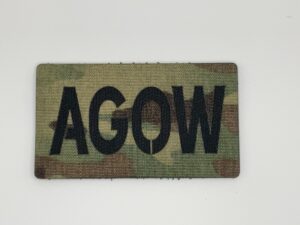 CELL TAG, AGOW, (AIR GROUND OPERATION WING).