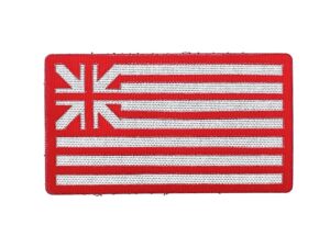 Flag of The Grand Union, 1775, 2/3.5 Inches.