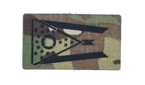 Flag of Ohio, 2/3.5 Inches.